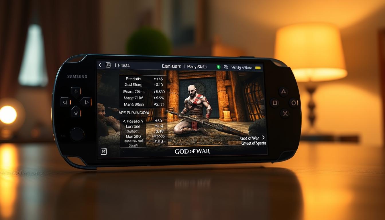 PPSSPP God of War Ghost Sparta Galaxy A20 optimization