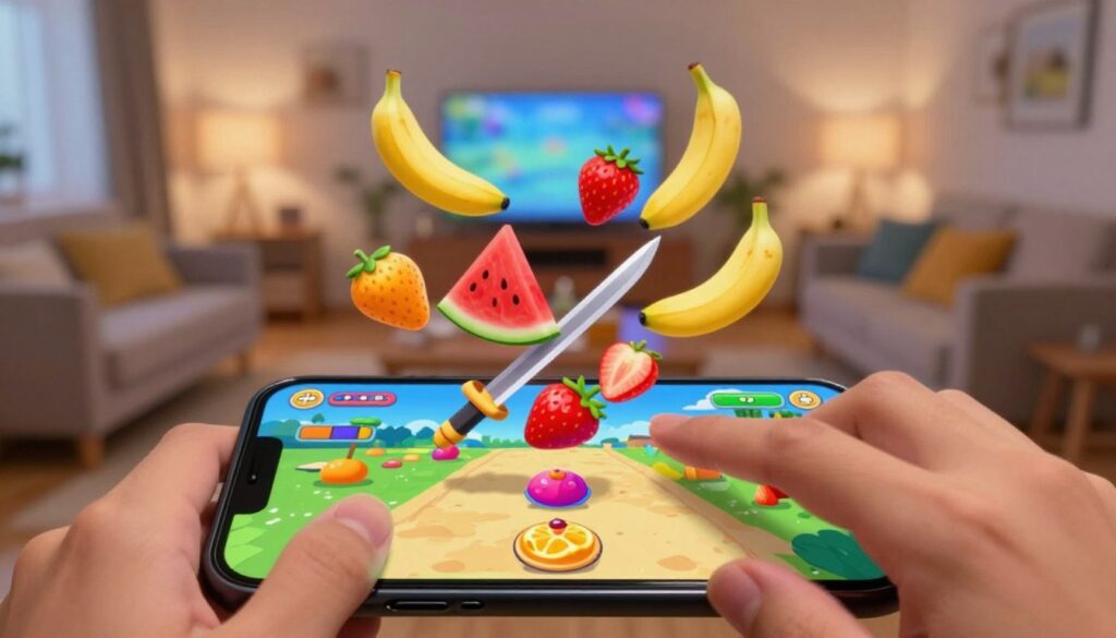 Fruit Ninja controles