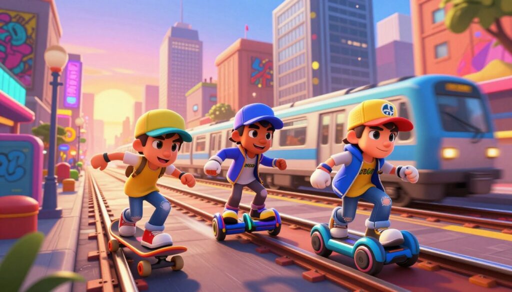 evolução do Subway Surfers