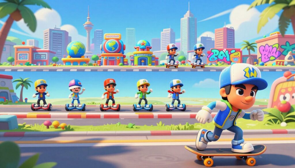 evolução do jogo Subway Surfers evolução do jogo Subway Surfers