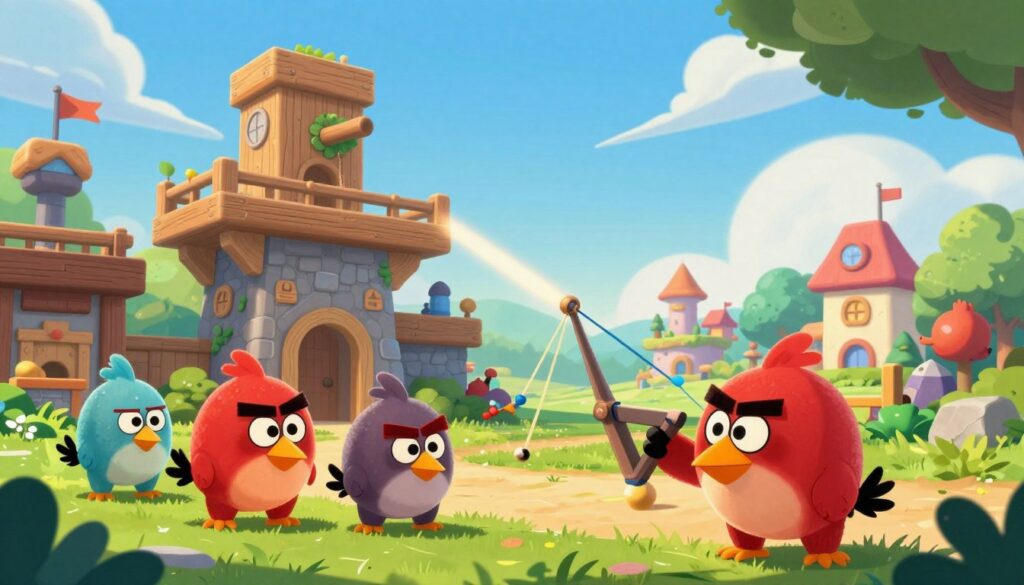 história do Angry Birds