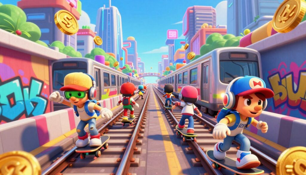trilhos Subway Surfers trilhos Subway Surfers