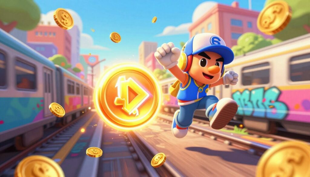 multiplicador e pontos no Subway Surfers