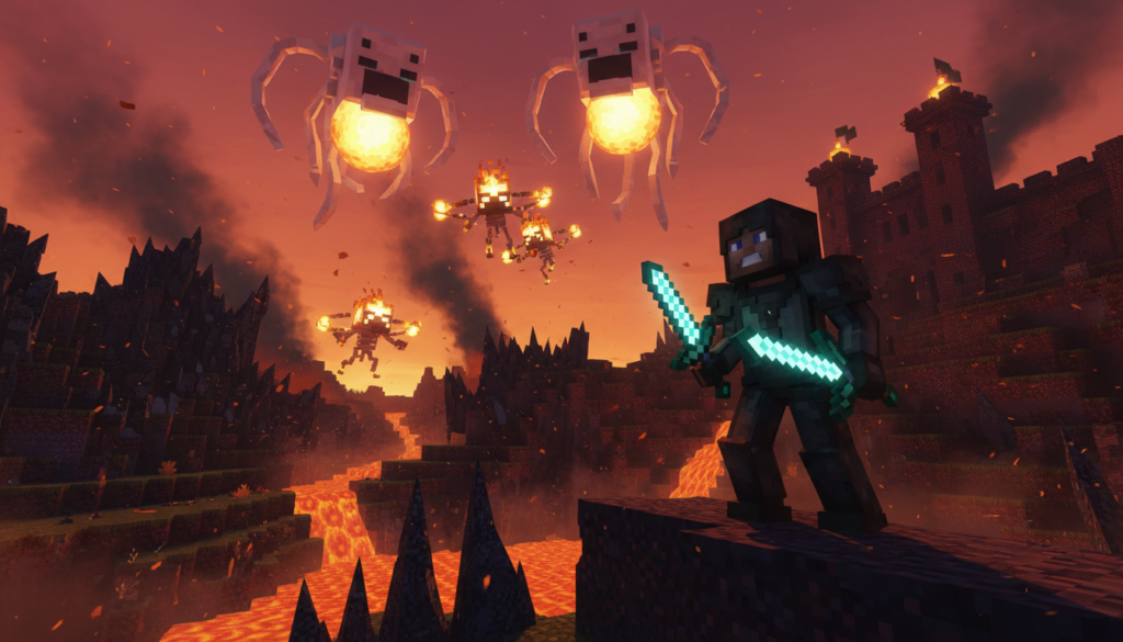sobrevivência extrema no Nether