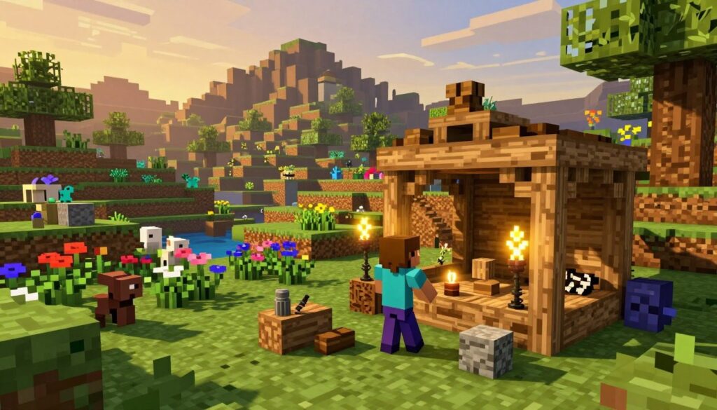 modo sobrevivência e criatividade em Minecraft modo sobrevivência e criatividade em Minecraft