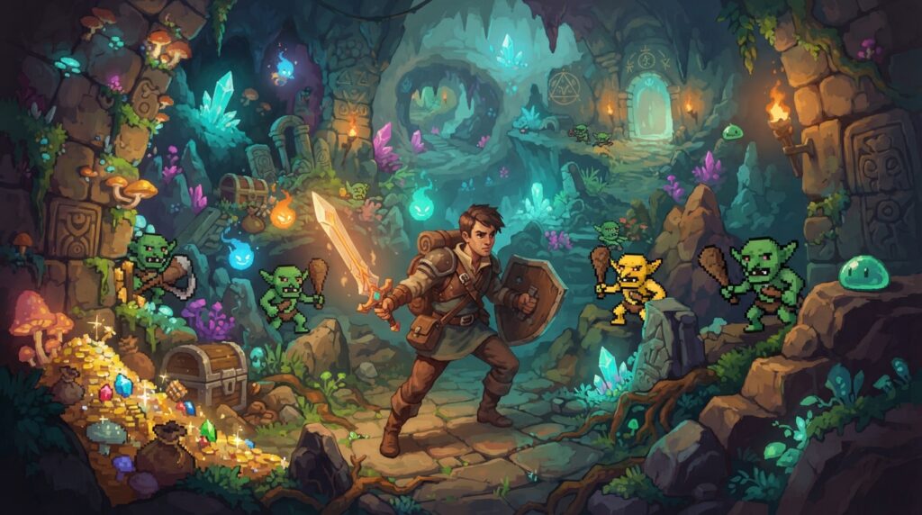 Moonlighter e a exploração de masmorras Moonlighter e a exploração de masmorras