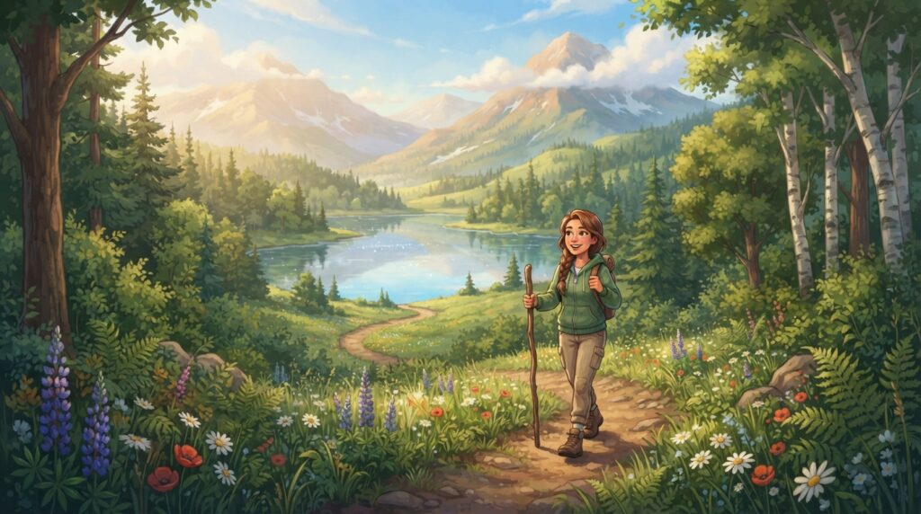 Short Hike, jogo relaxante e exploração tranquila